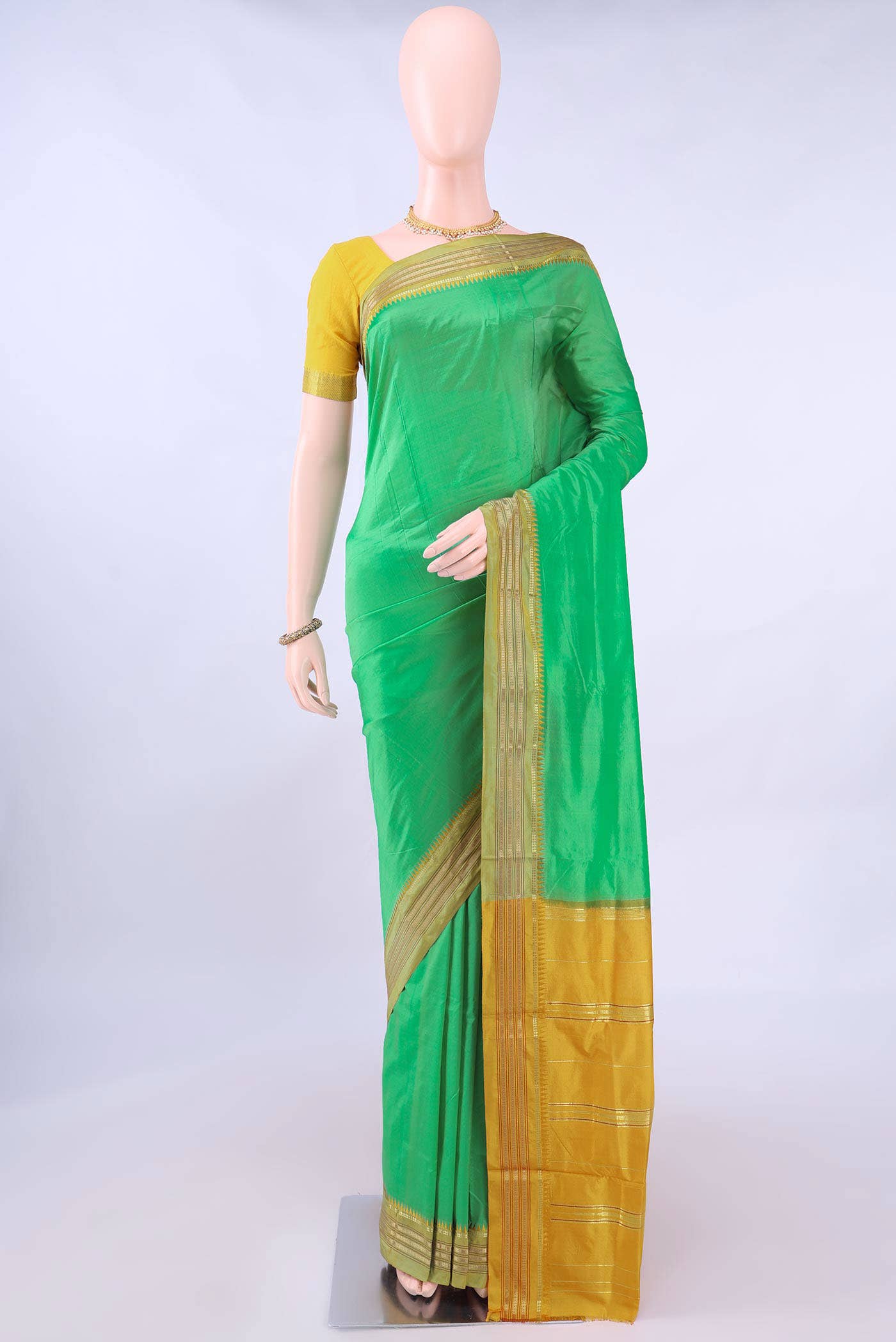 no Dual Tone Narayanpet Silk Saree