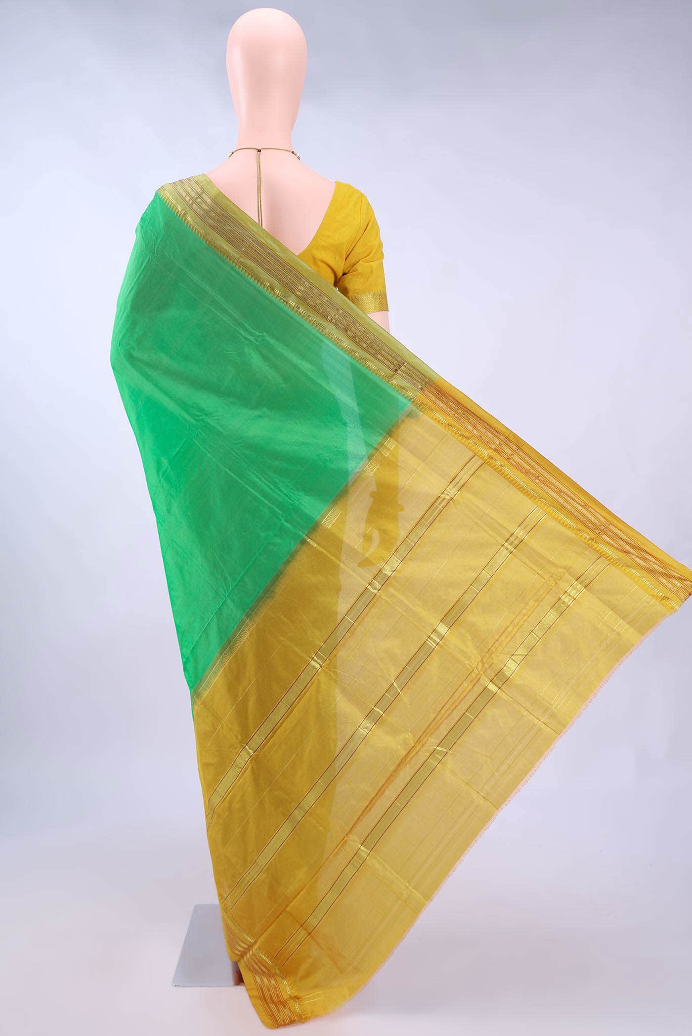 no Dual Tone Narayanpet Silk Saree