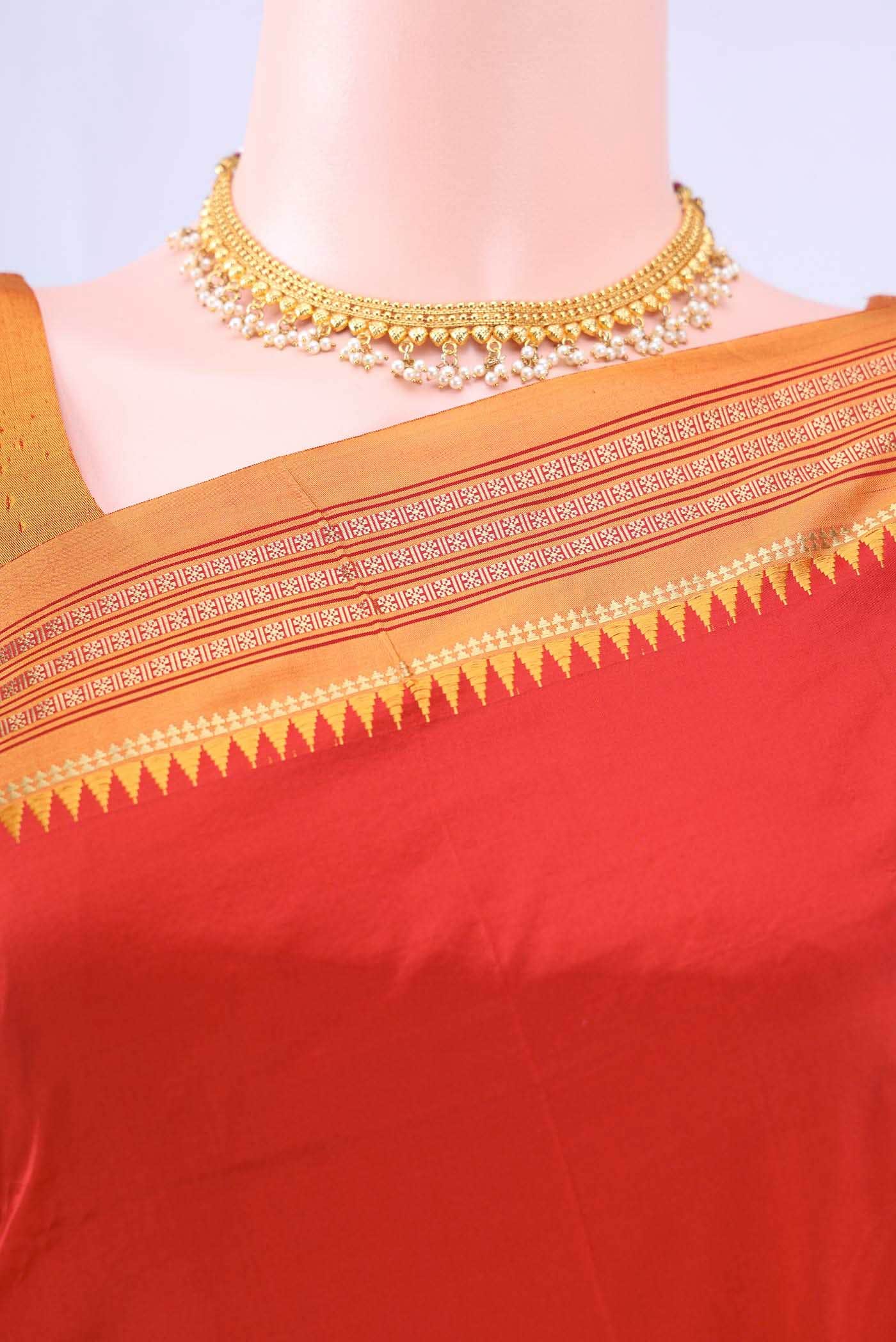 no Dual Tone Narayanpet Silk Saree