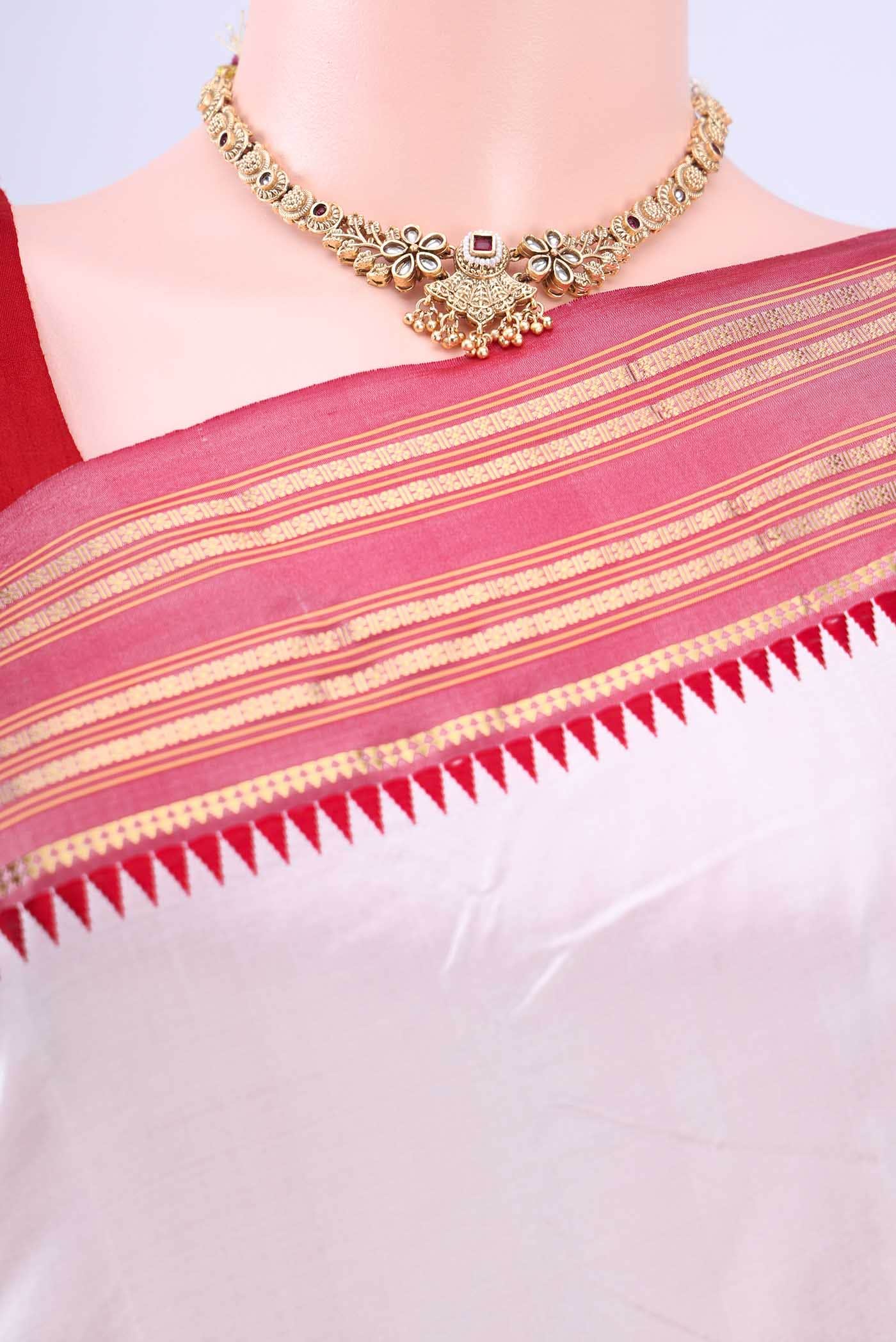 no Dual Tone Narayanpet Silk Saree