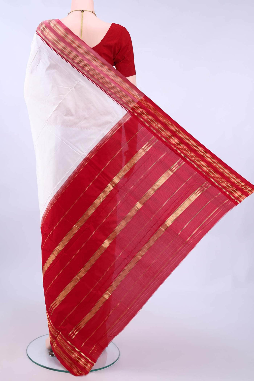 no Dual Tone Narayanpet Silk Saree
