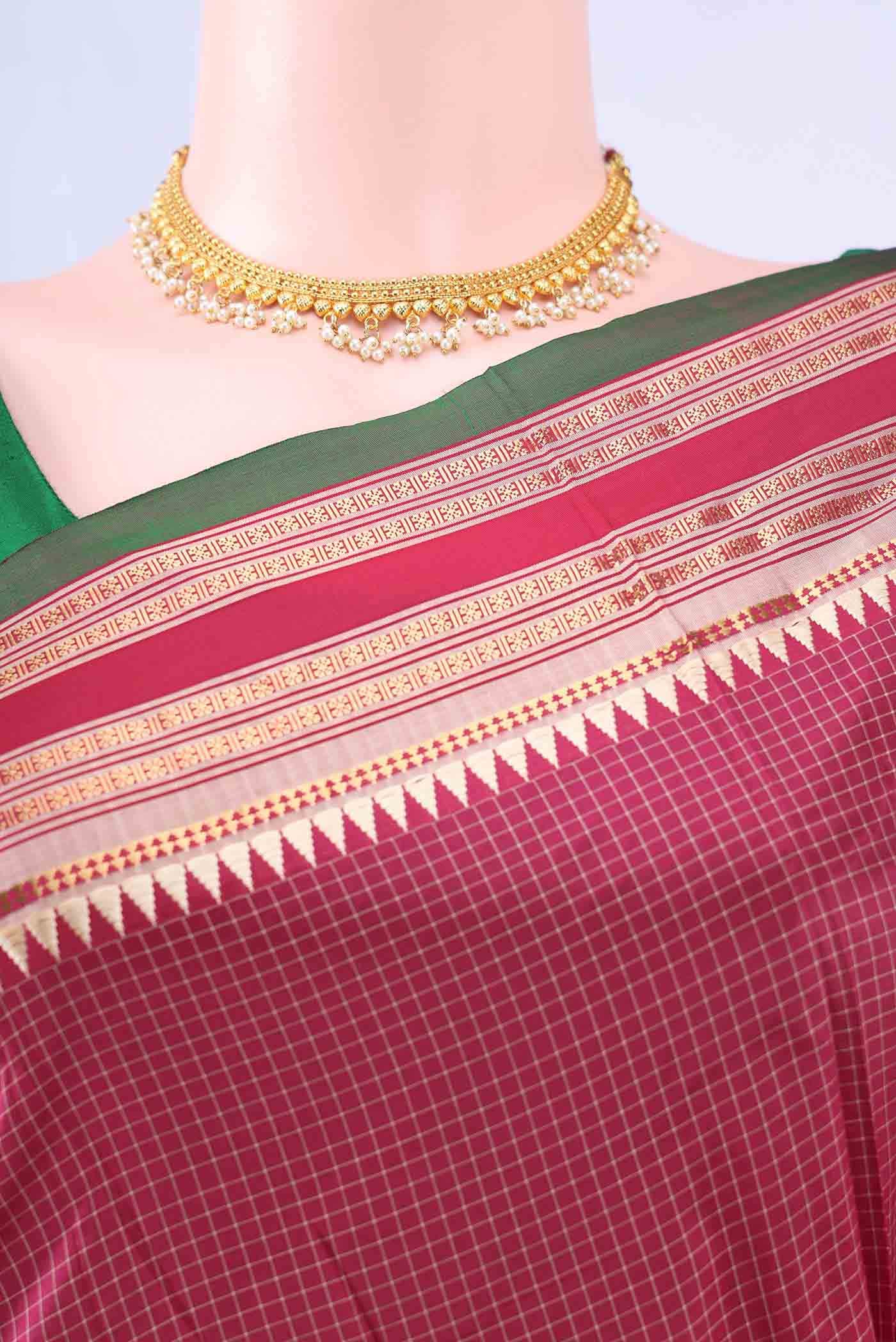 no Dual Tone Narayanpet Silk Saree