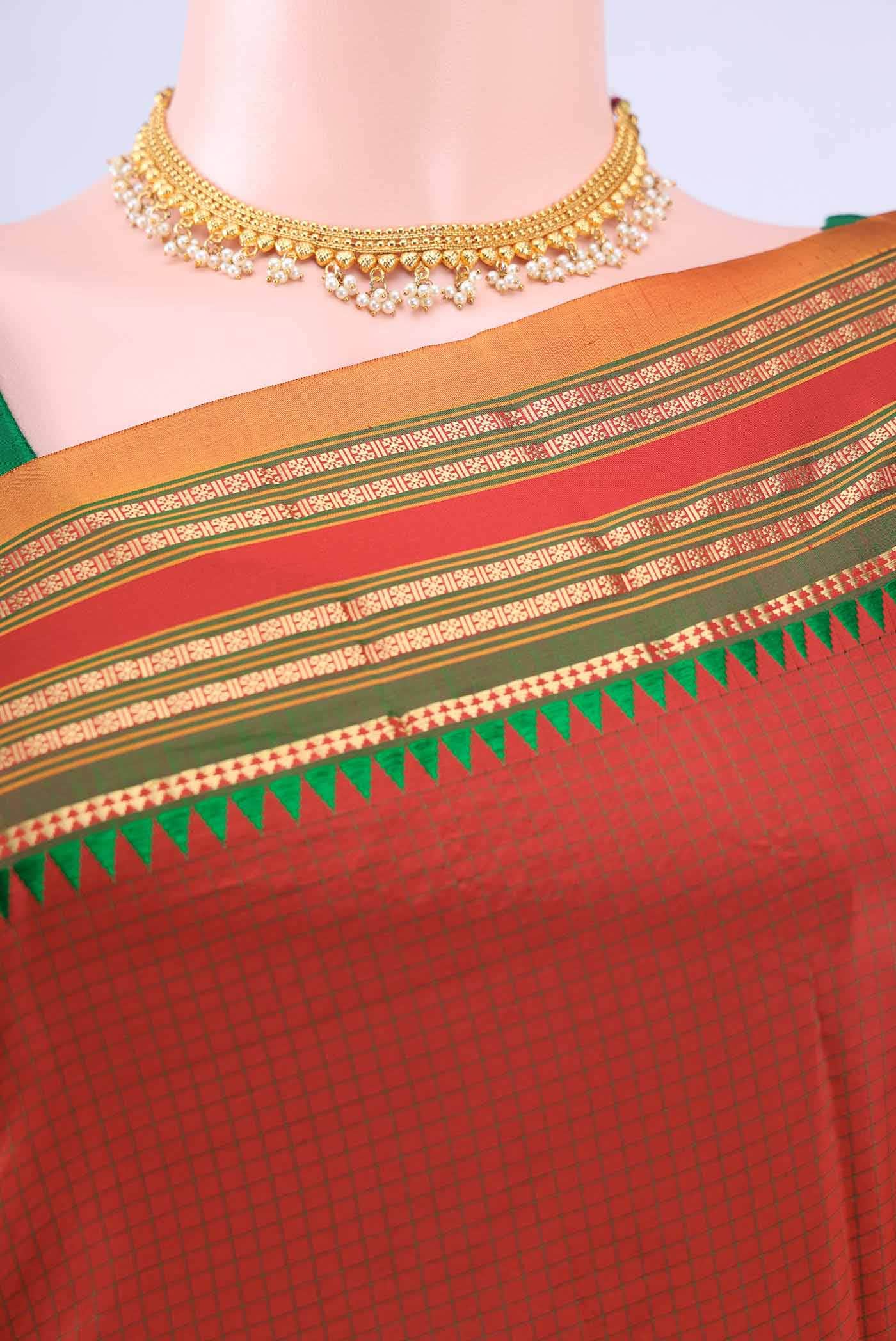 no Dual Tone Narayanpet Silk Saree