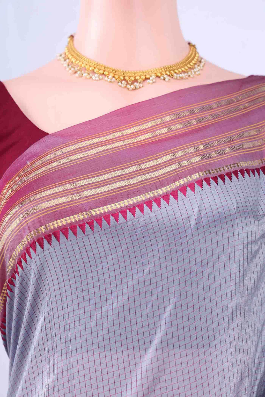 no Dual Tone Narayanpet Silk Saree