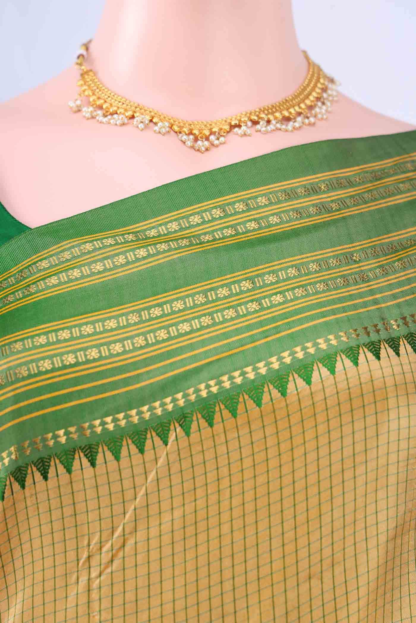 no Dual Tone Narayanpet Silk Saree