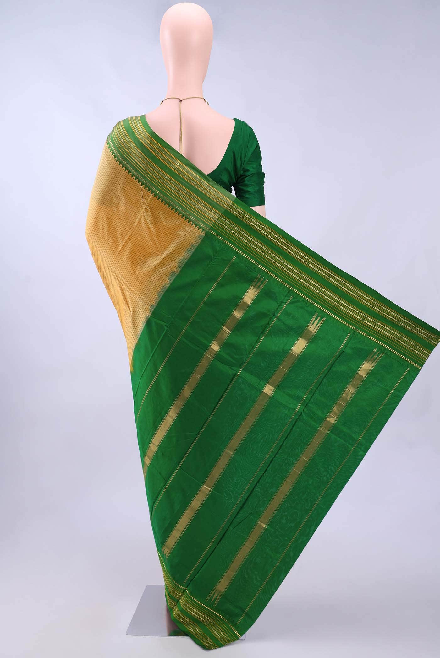 no Dual Tone Narayanpet Silk Saree