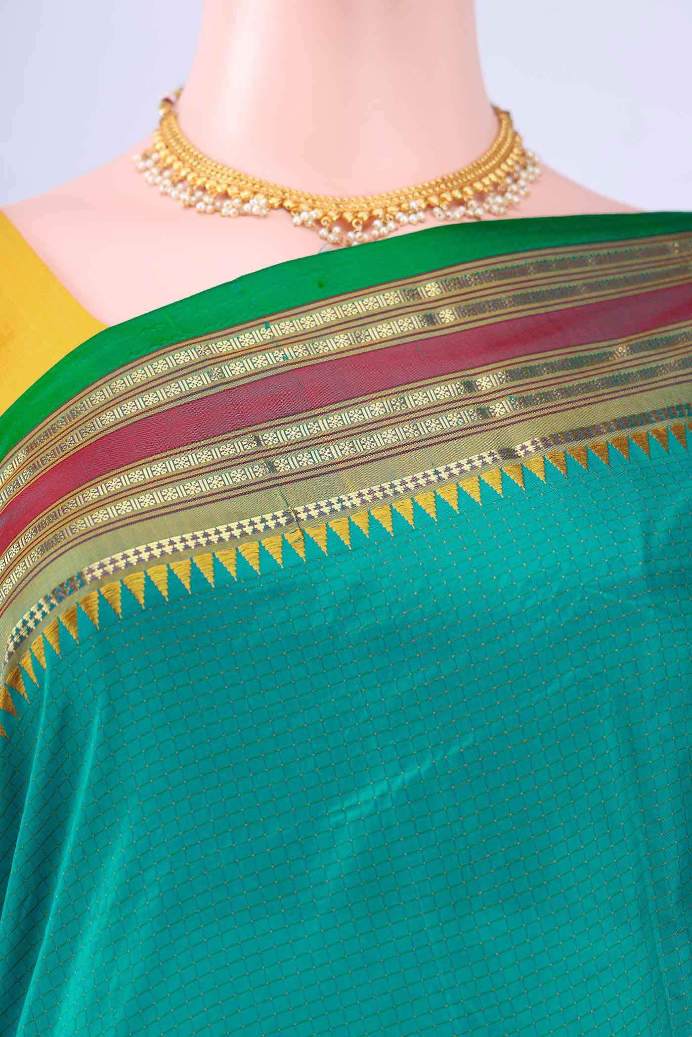 no Dual Tone Narayanpet Silk Saree