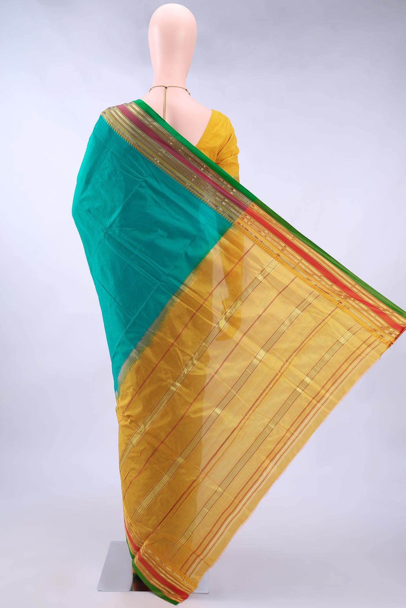 no Dual Tone Narayanpet Silk Saree