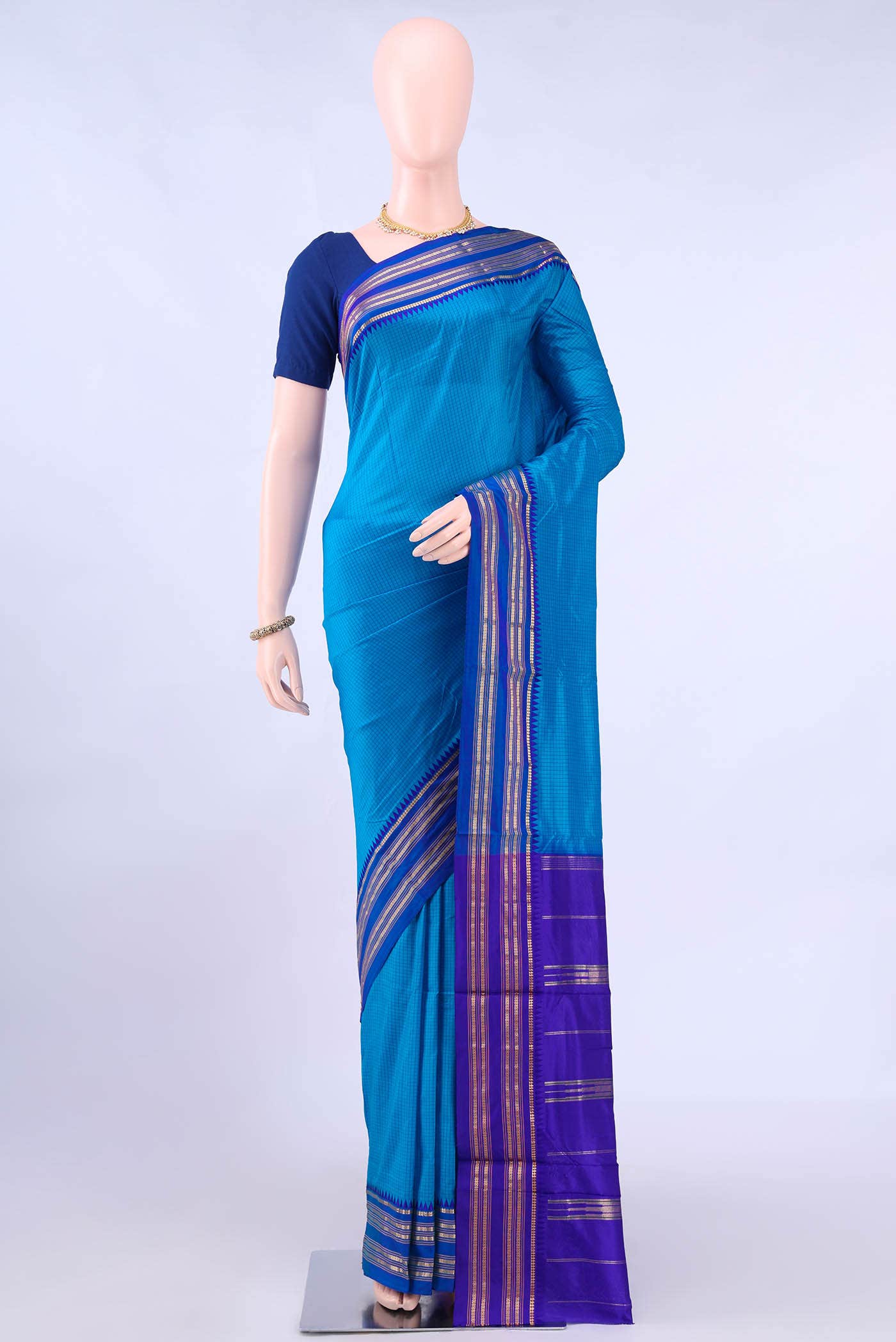 no Dual Tone Narayanpet Silk Saree