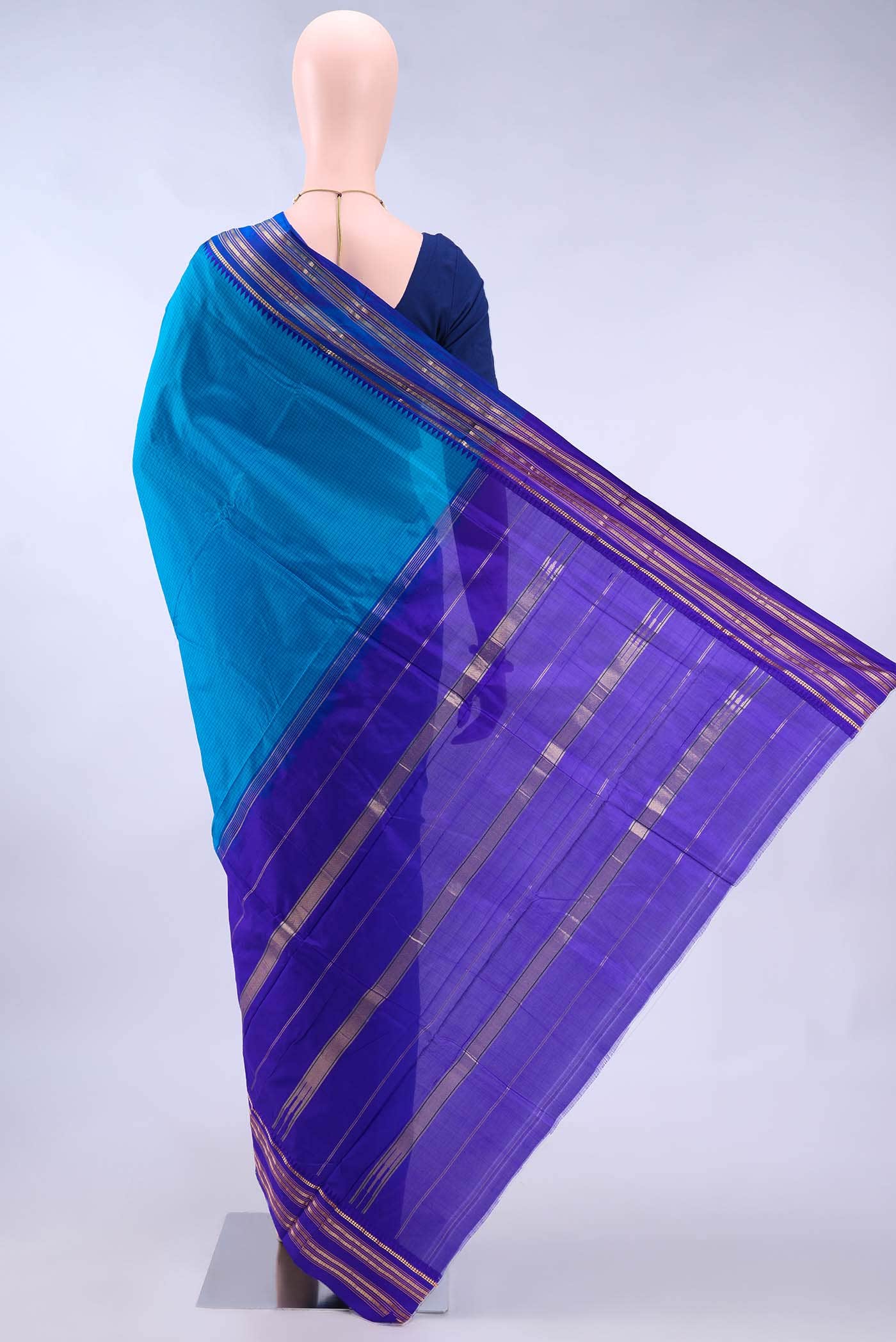 no Dual Tone Narayanpet Silk Saree