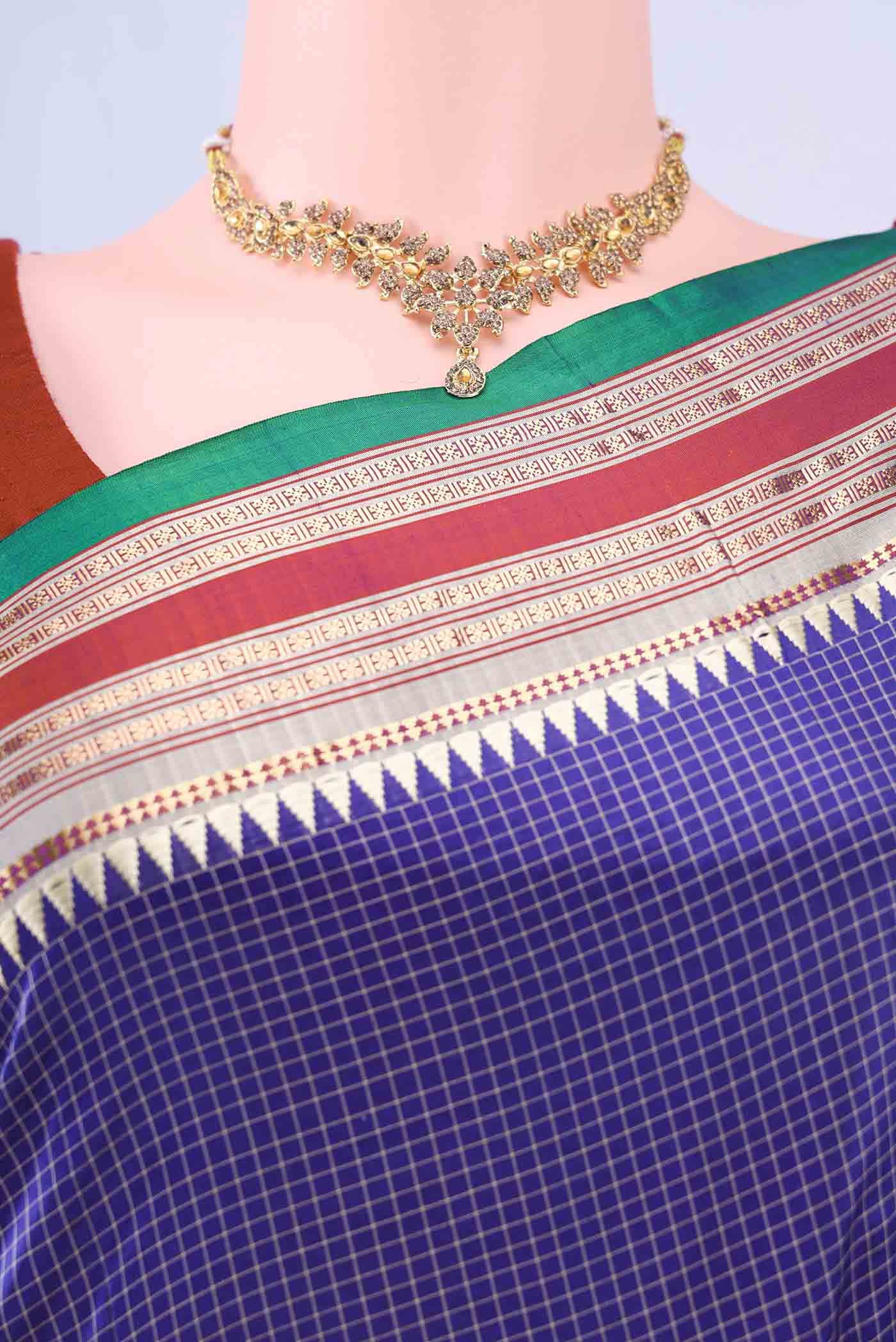 no Dual Tone Narayanpet Silk Saree