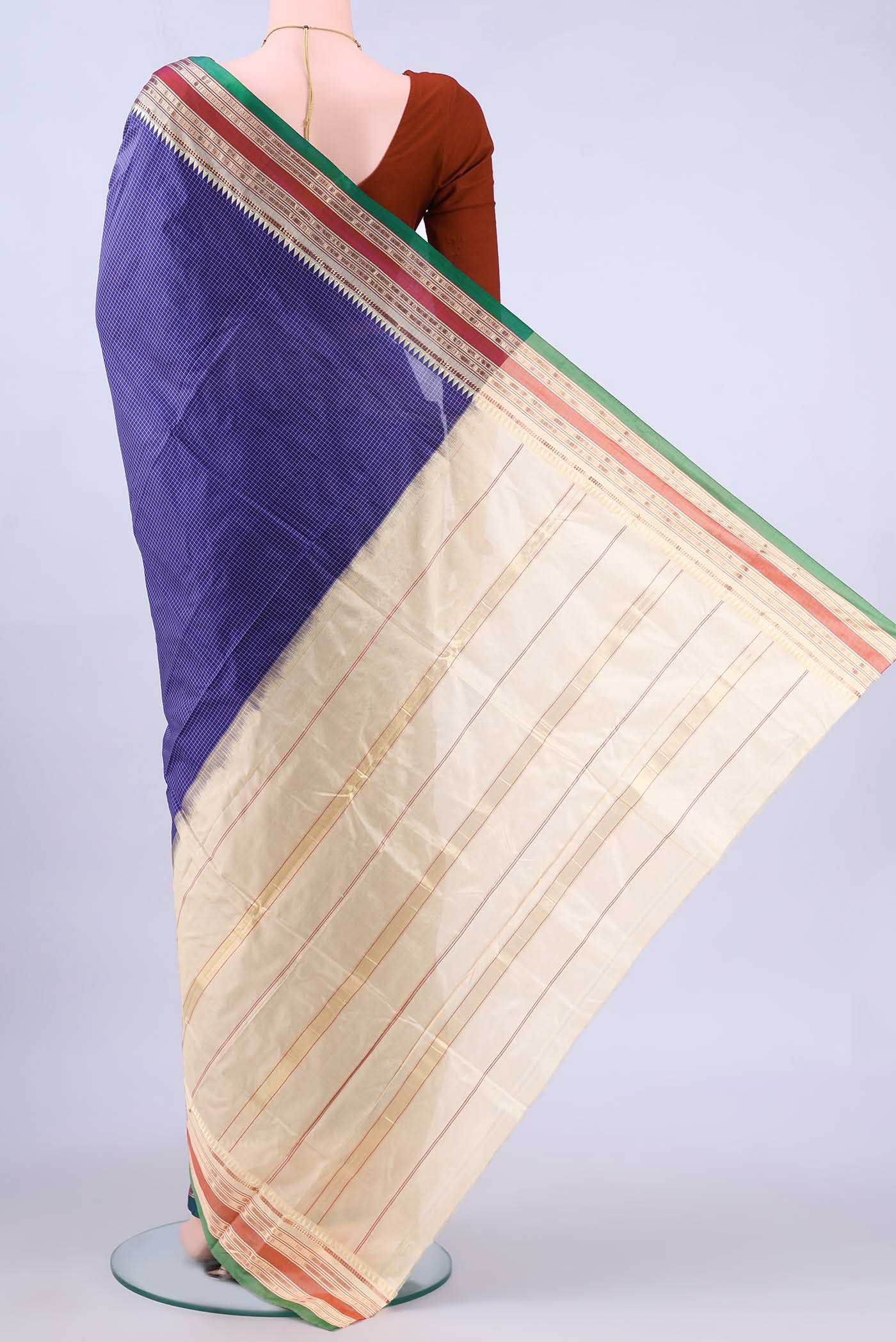 no Dual Tone Narayanpet Silk Saree