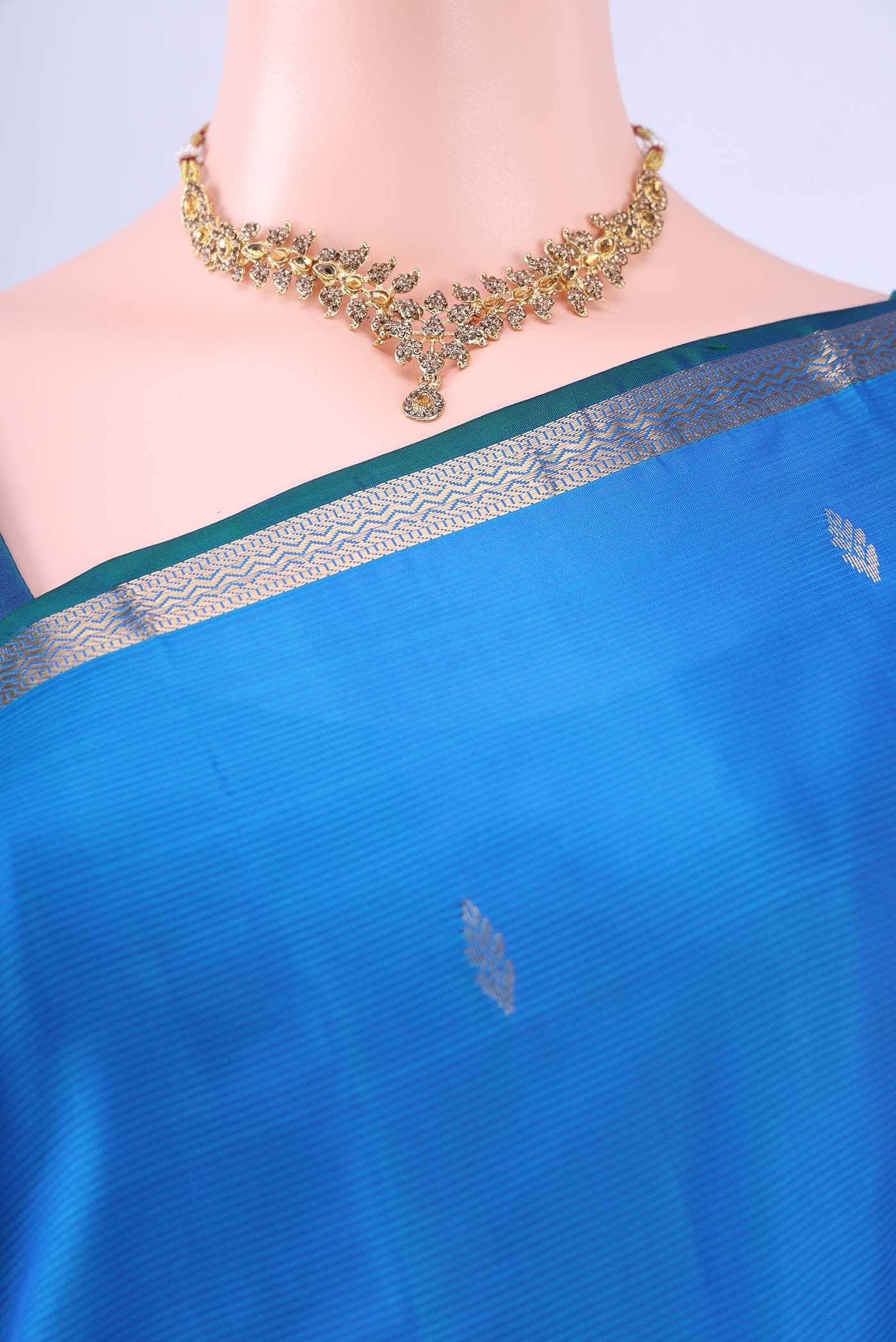 Blue Nangavalli Silk [ Salem ] Saree