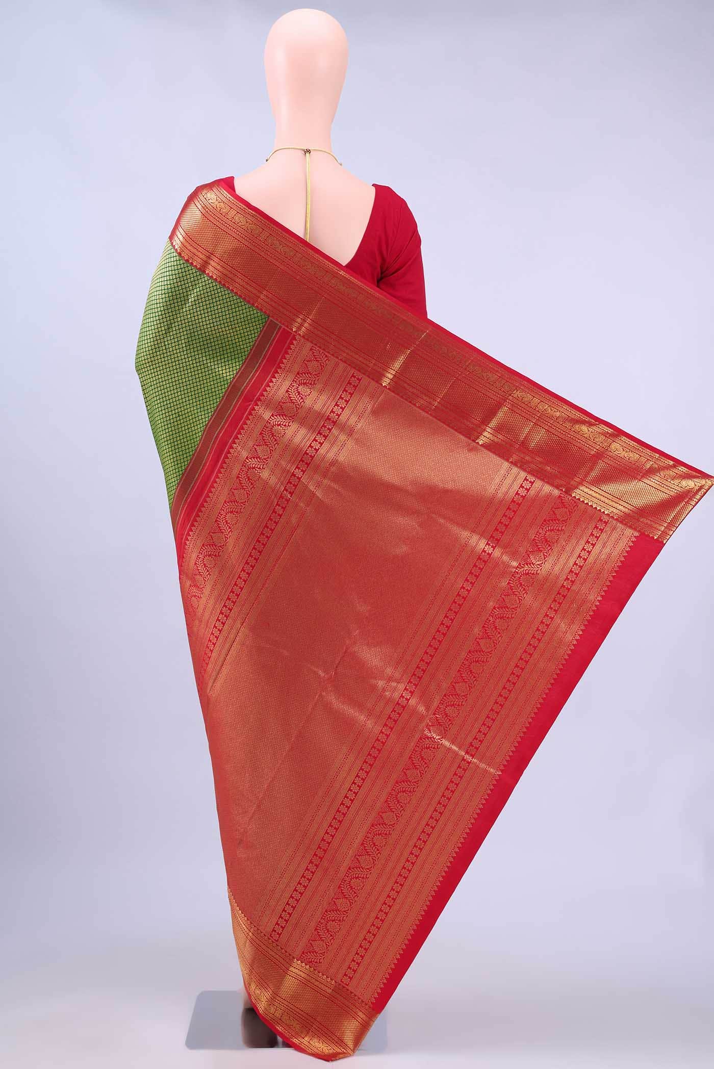 Green Kanchipuram Silk Saree