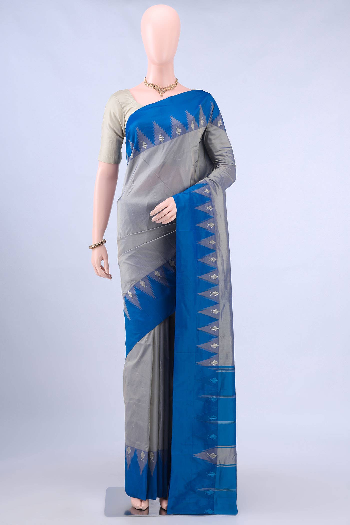 no Dual Tone Bangalore Silk Saree