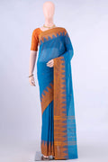 Blue Kanchi Cotton Saree