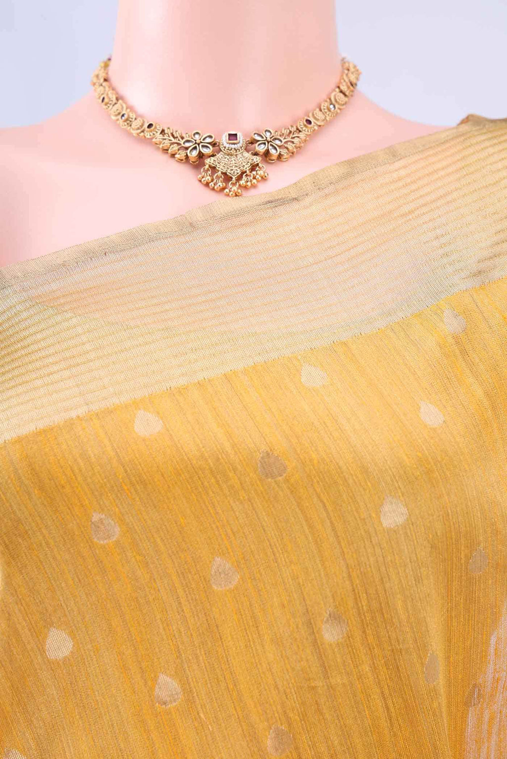 Golden Banarasi Saree
