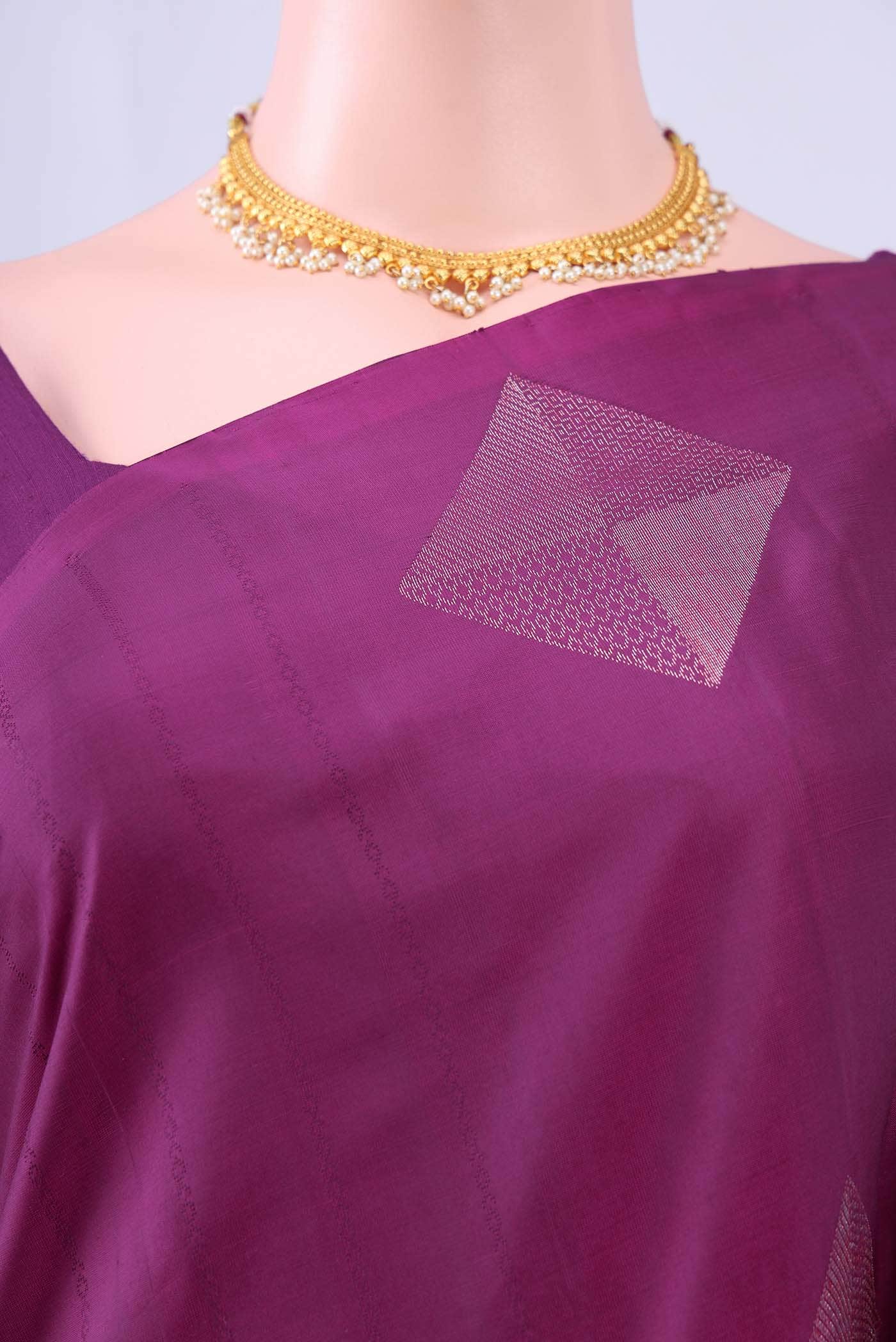 Magenta Soft Silk Saree