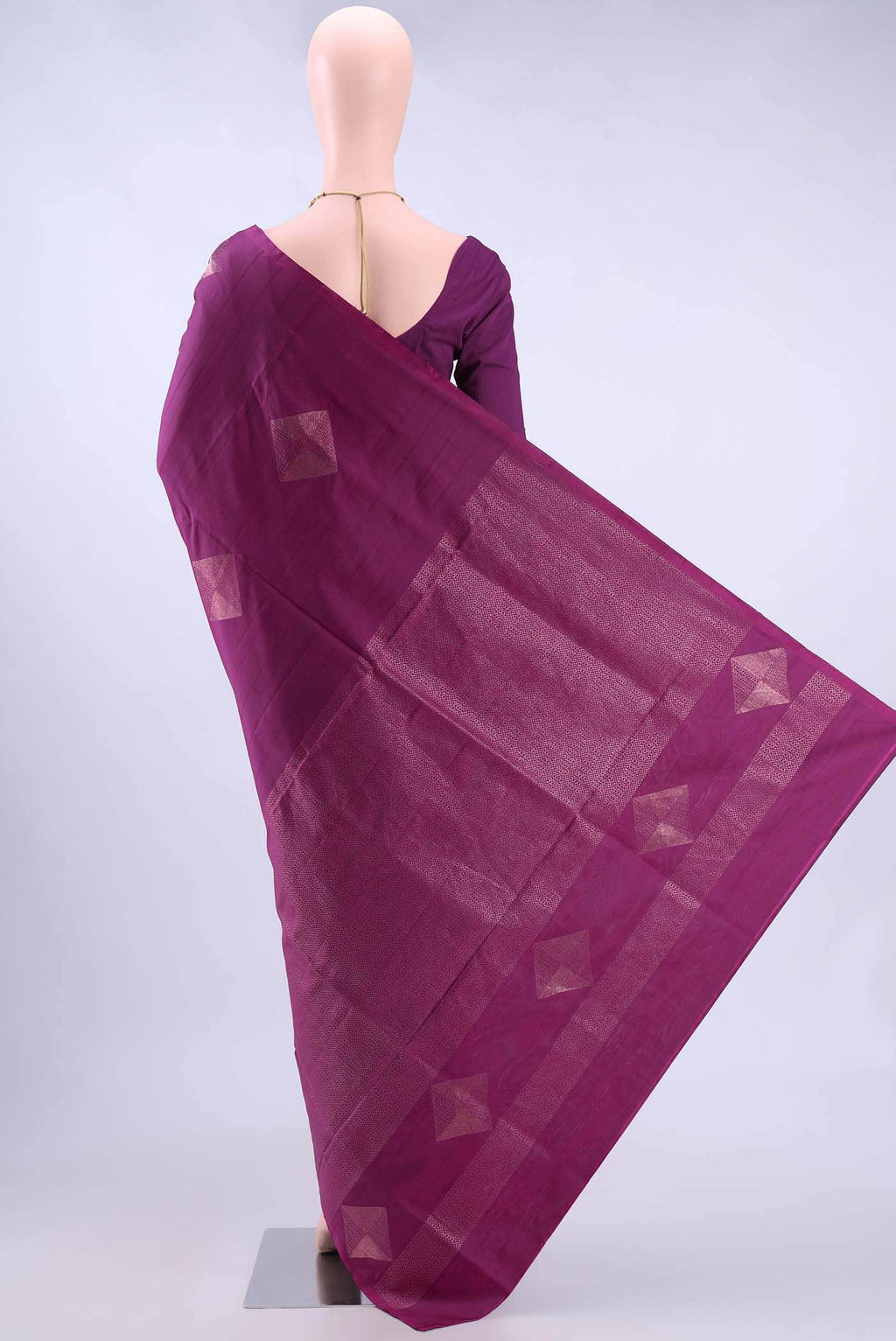Magenta Soft Silk Saree