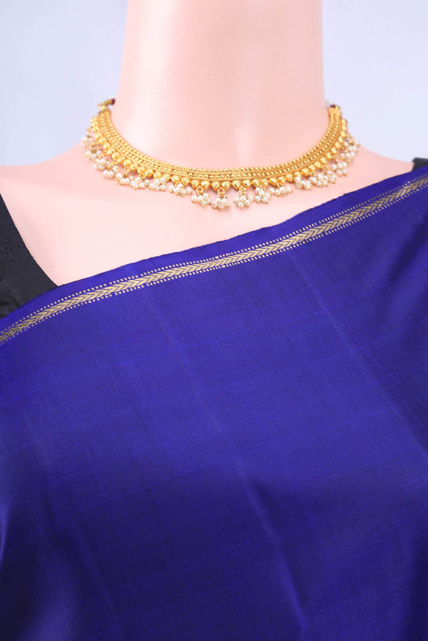 Maroon Kanchipuram Silk Saree