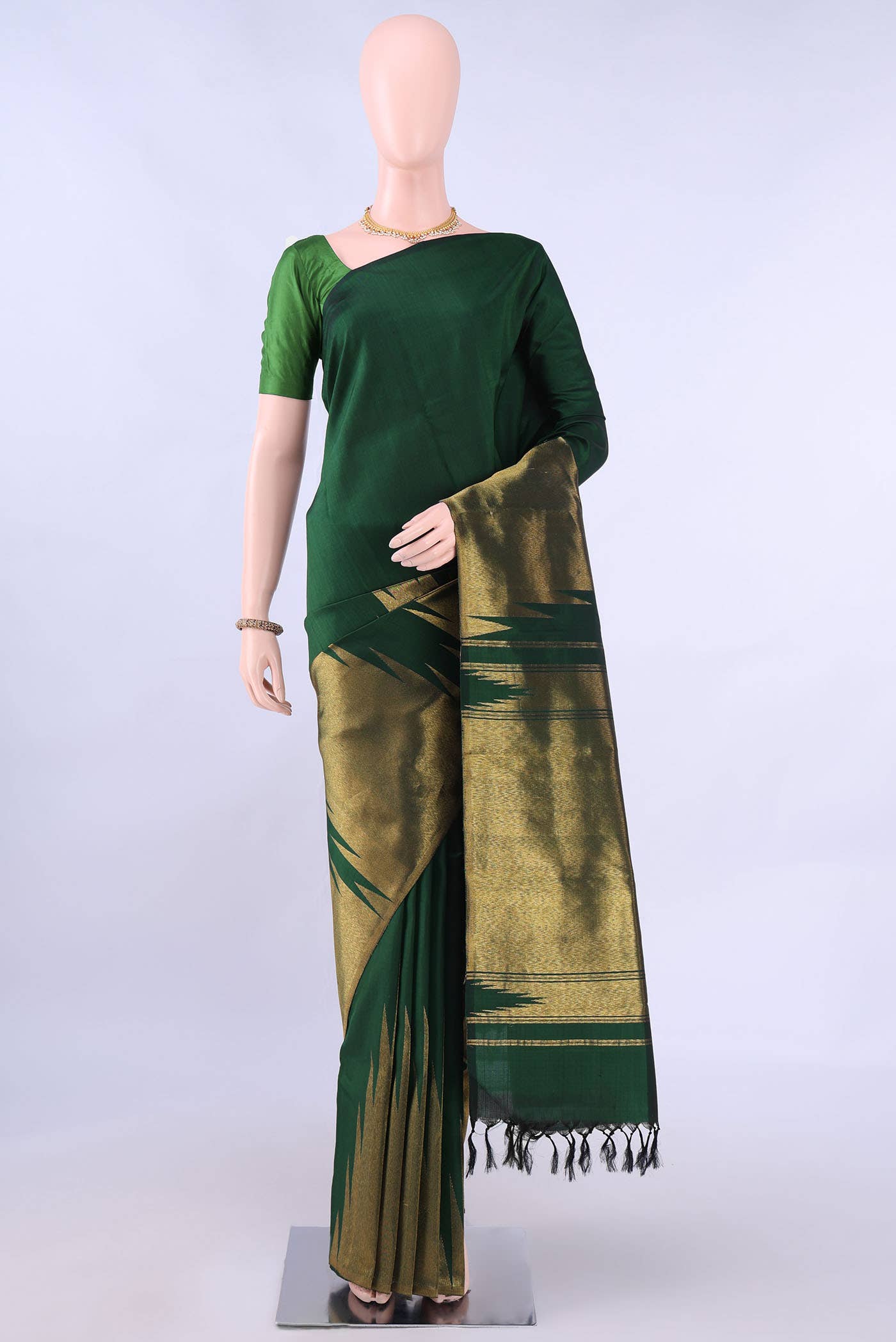 no Dual Tone Nangavalli Silk [ Salem ] Saree
