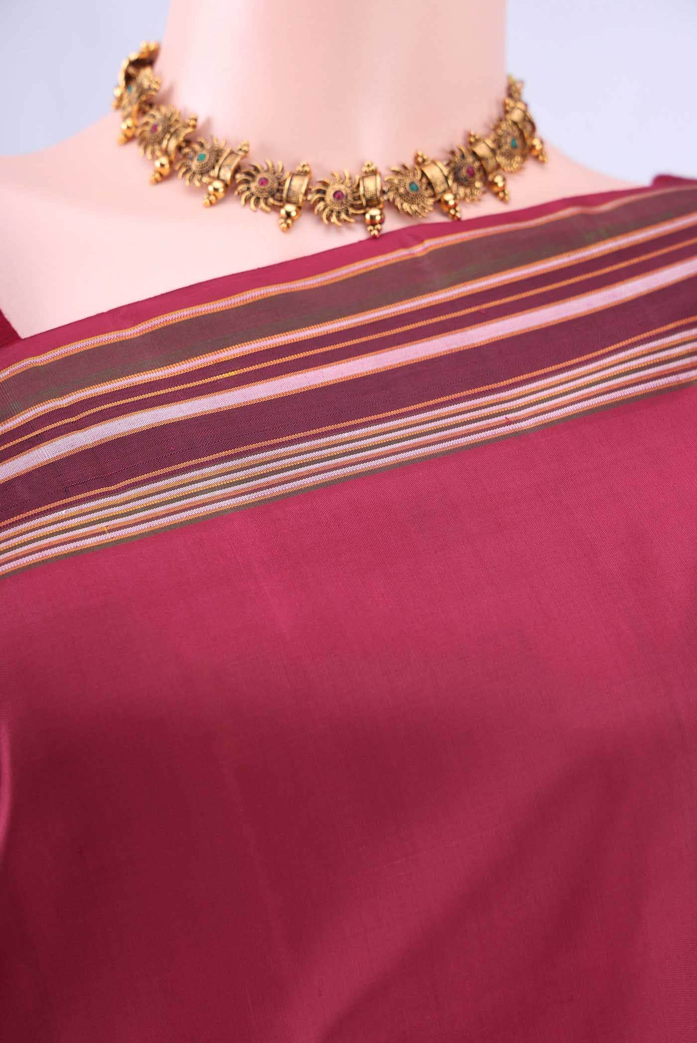 Red Kanchipuram Saree