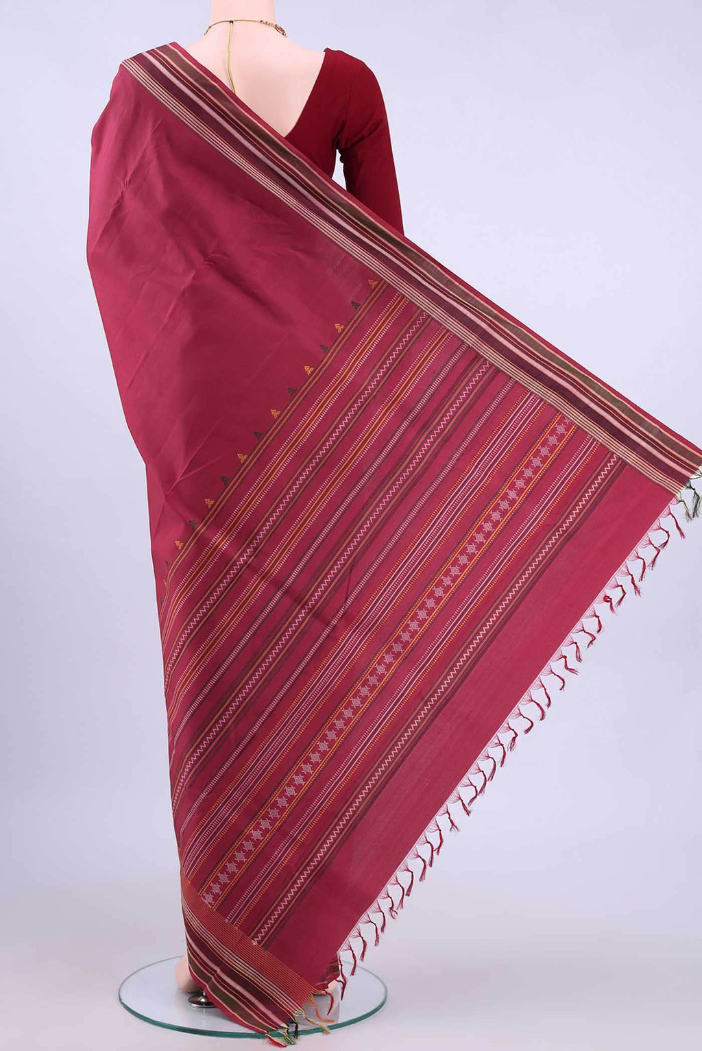 Red Kanchipuram Saree