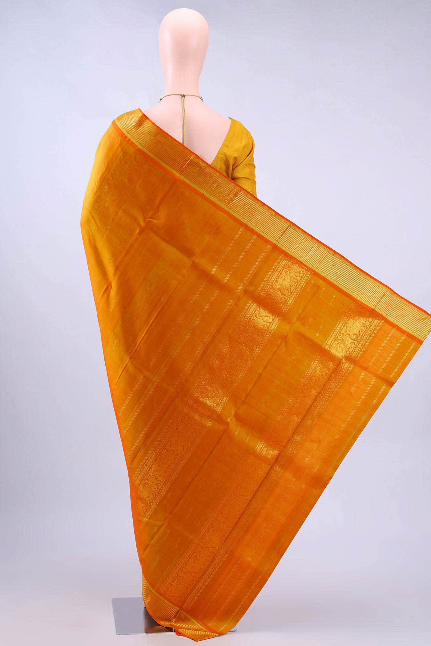 no Dual Tone Kanchipuram Silk Saree