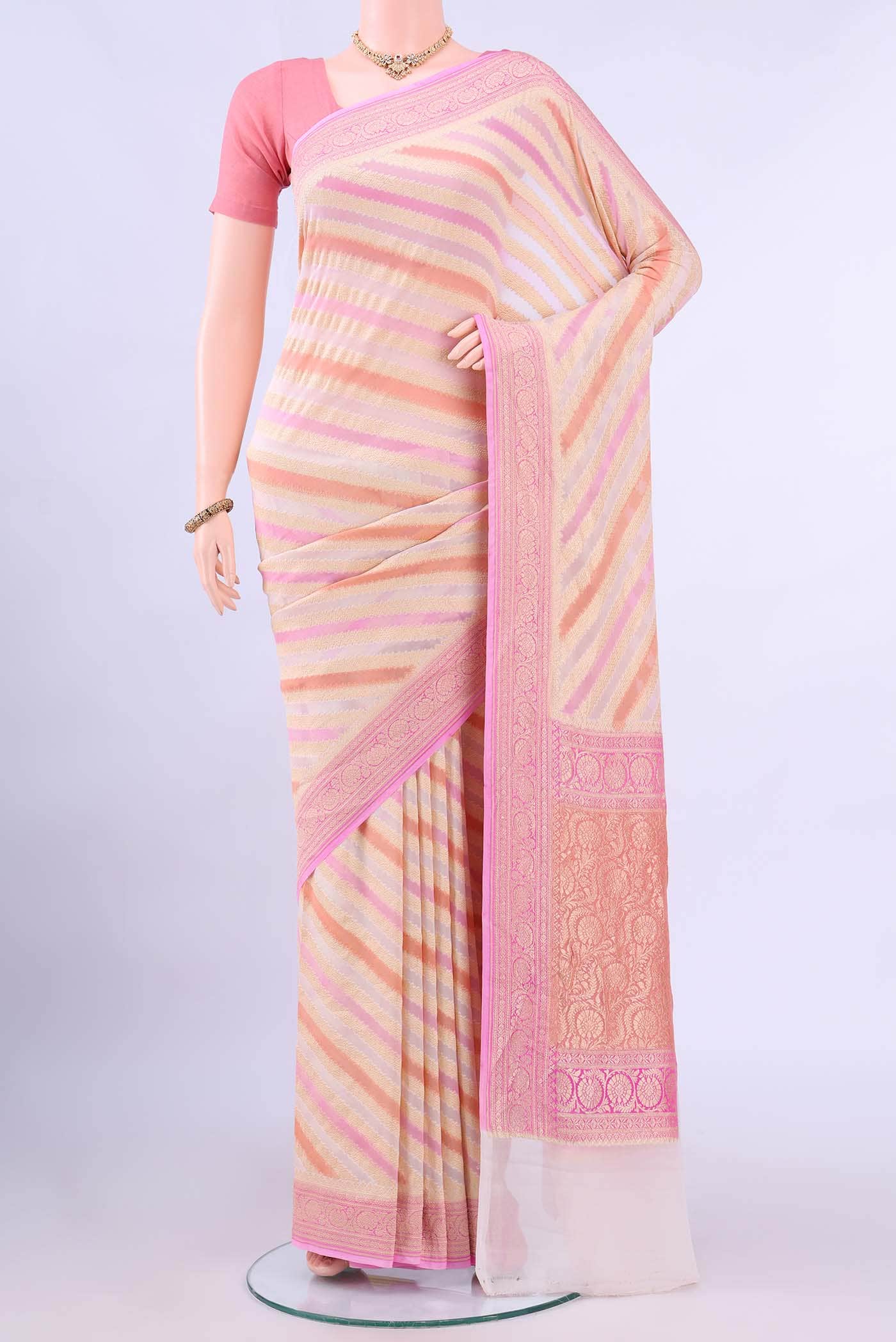 Multi Banarasi Georgette Saree