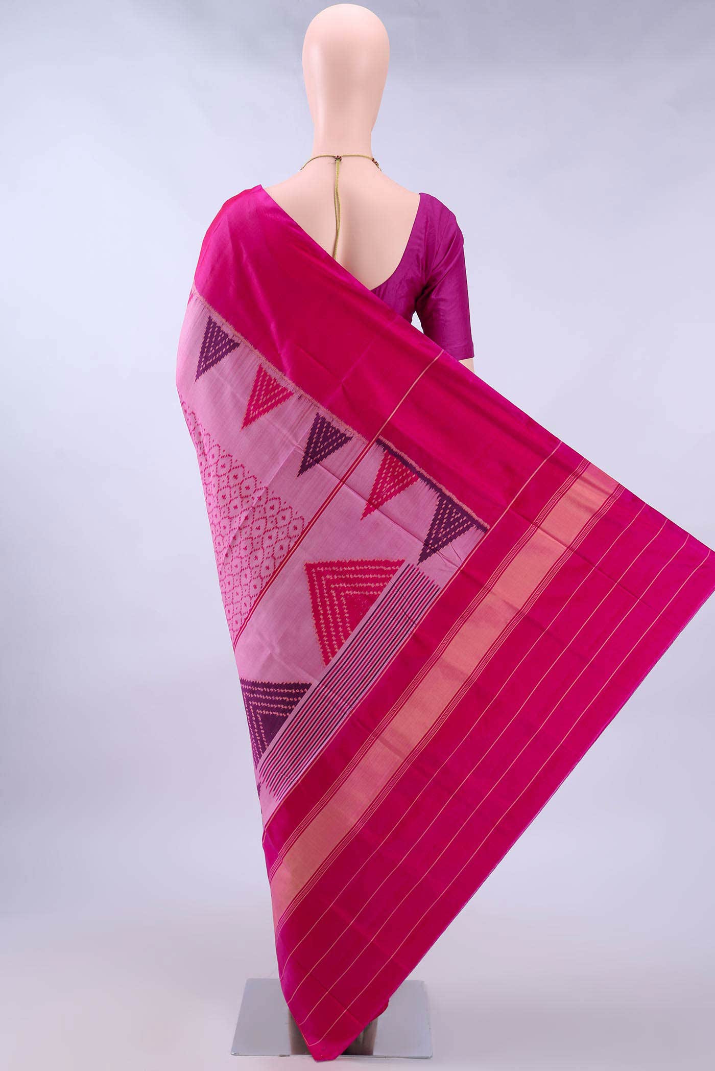 Purple Rajkot Patola Silk Saree