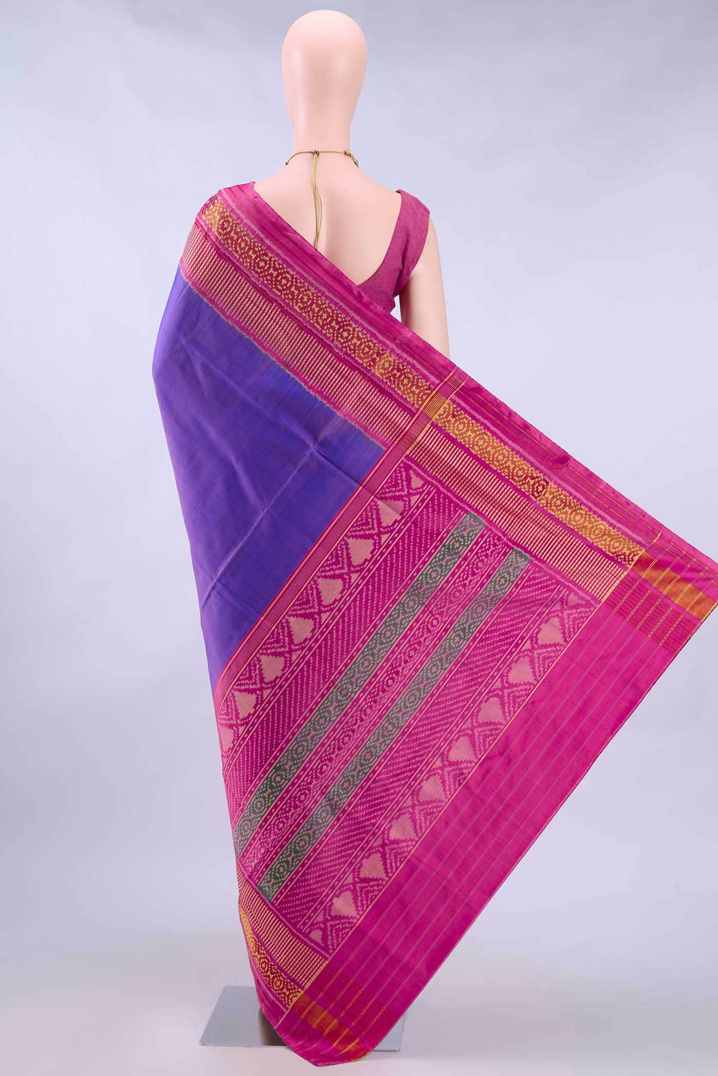 Purple Rajkot Patola Silk Saree