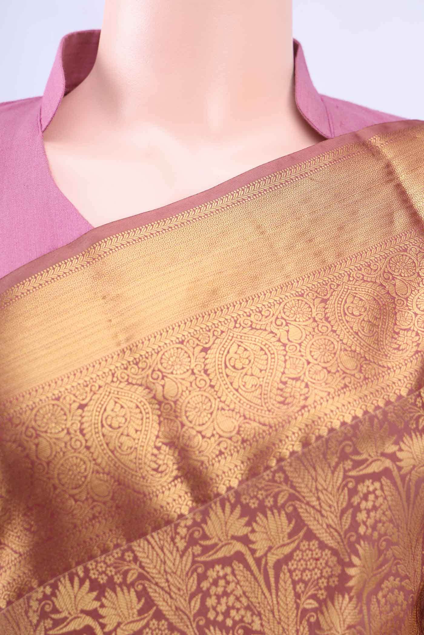 Coral Bangalore Silk Saree