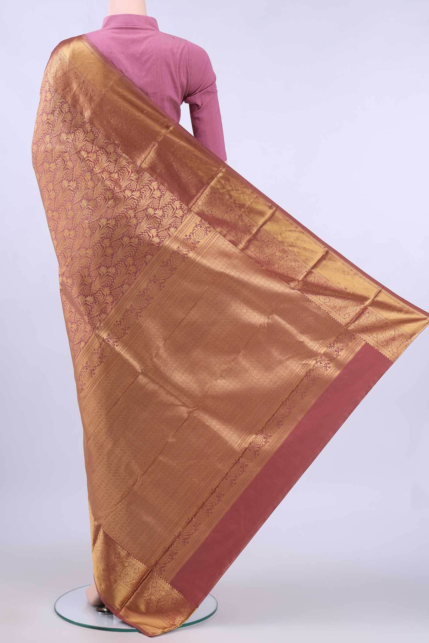 Coral Bangalore Silk Saree