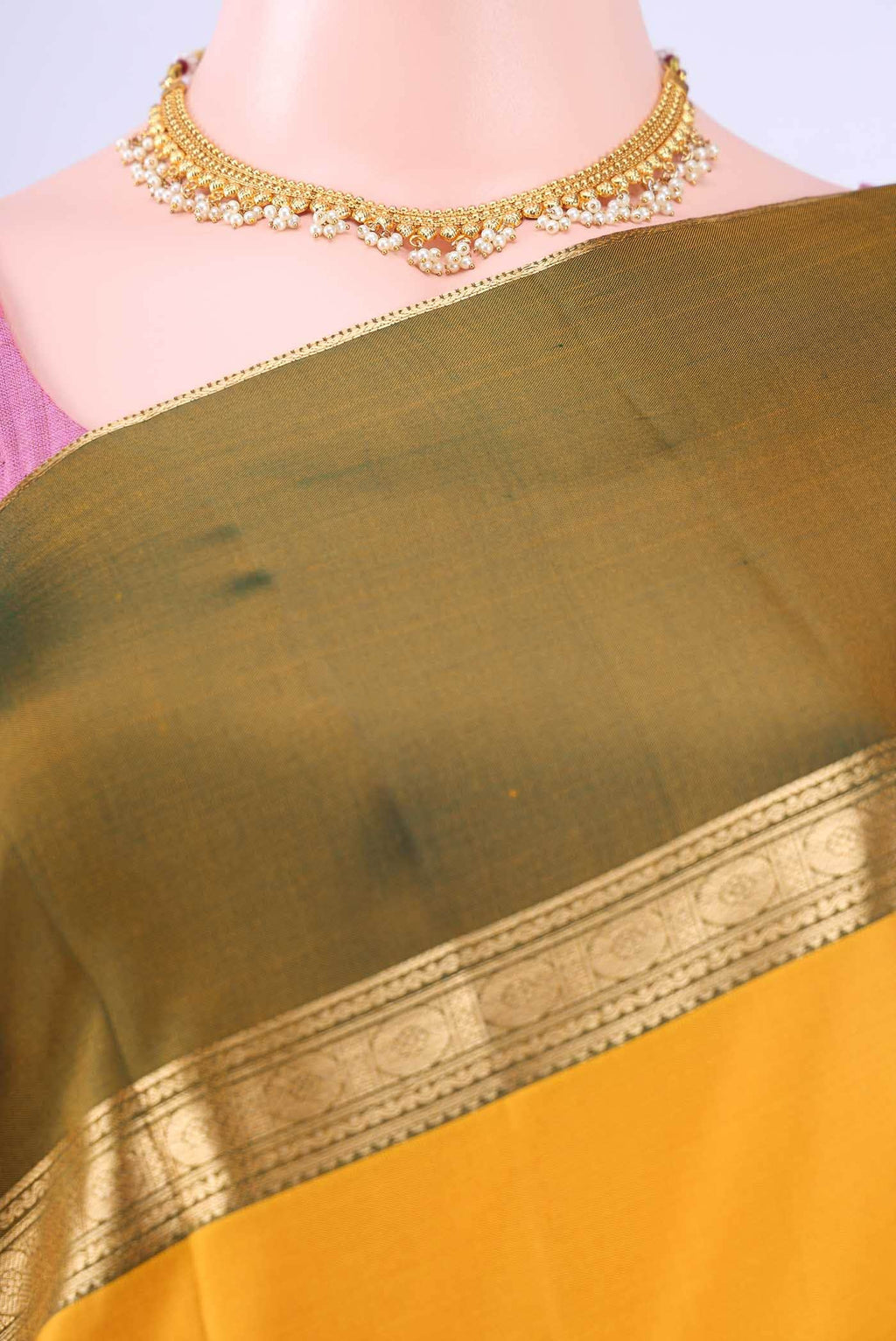 no Dual Tone Nangavalli Silk [ Salem ] Saree