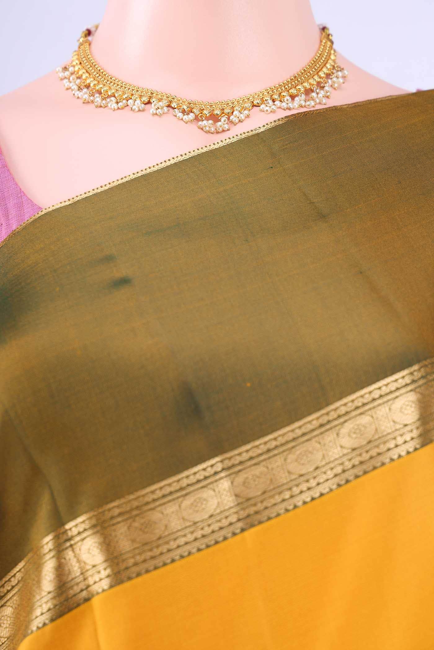 no Dual Tone Nangavalli Silk [ Salem ] Saree