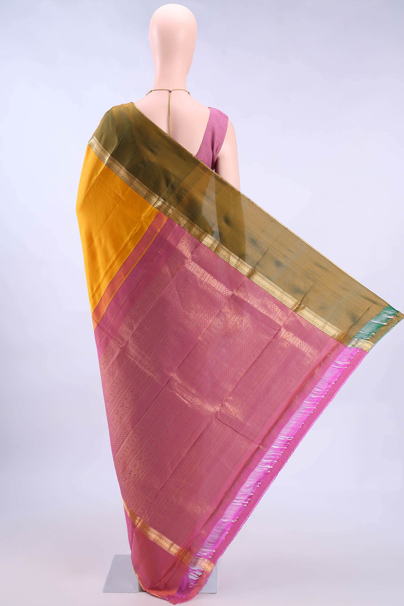 no Dual Tone Nangavalli Silk [ Salem ] Saree