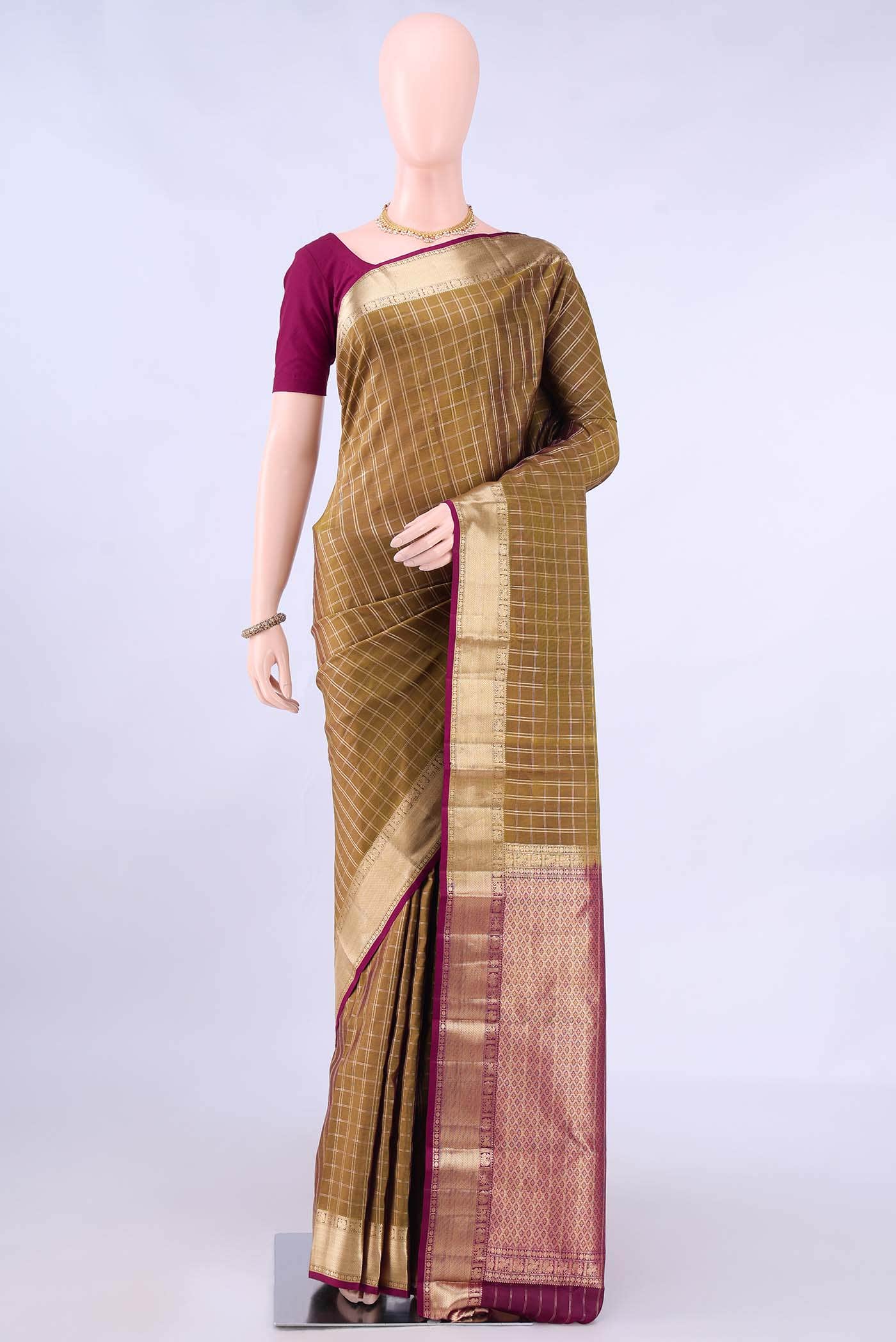 no Dual Tone Nangavalli Silk [ Salem ] Saree