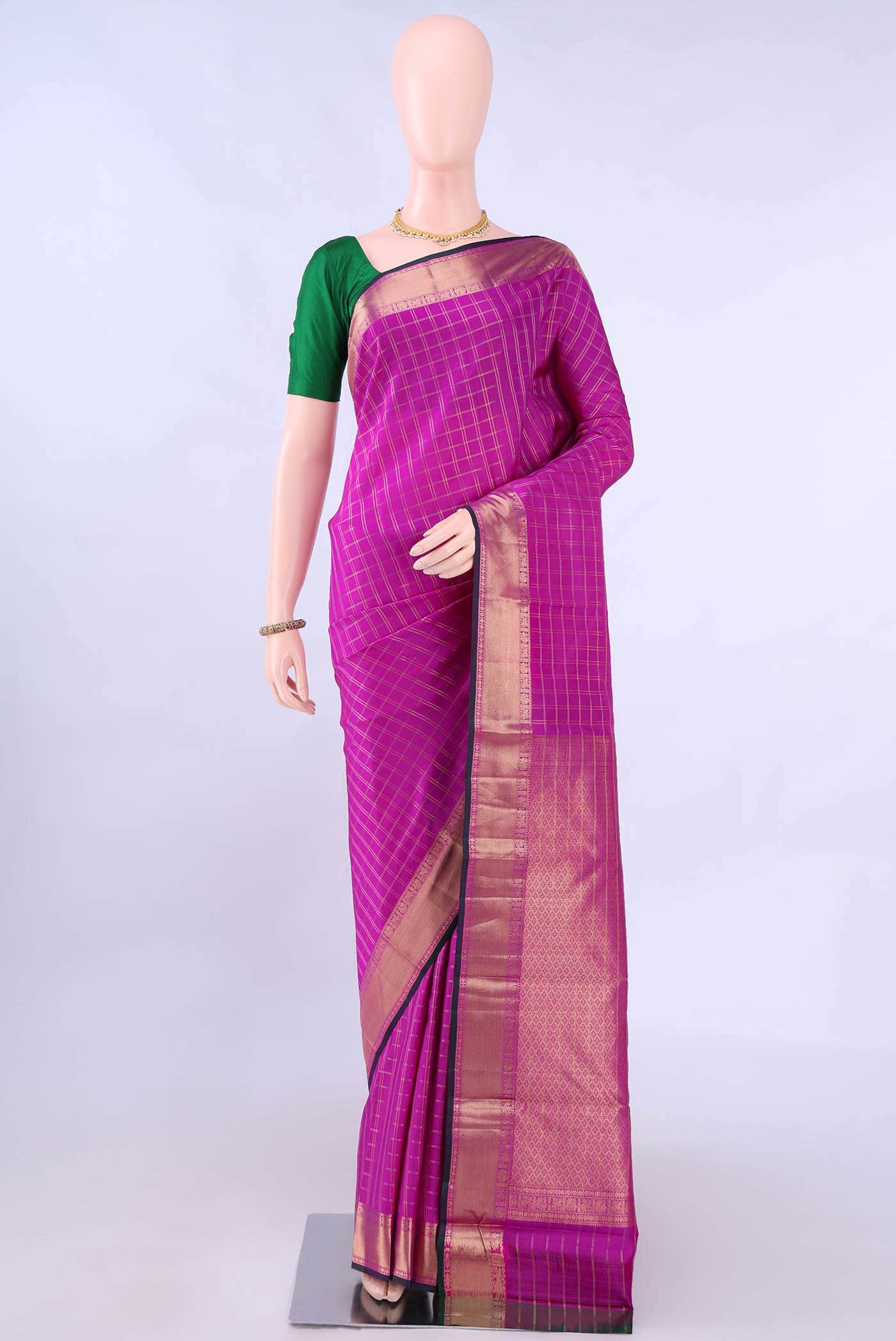 no Dual Tone Nangavalli Silk [ Salem ] Saree
