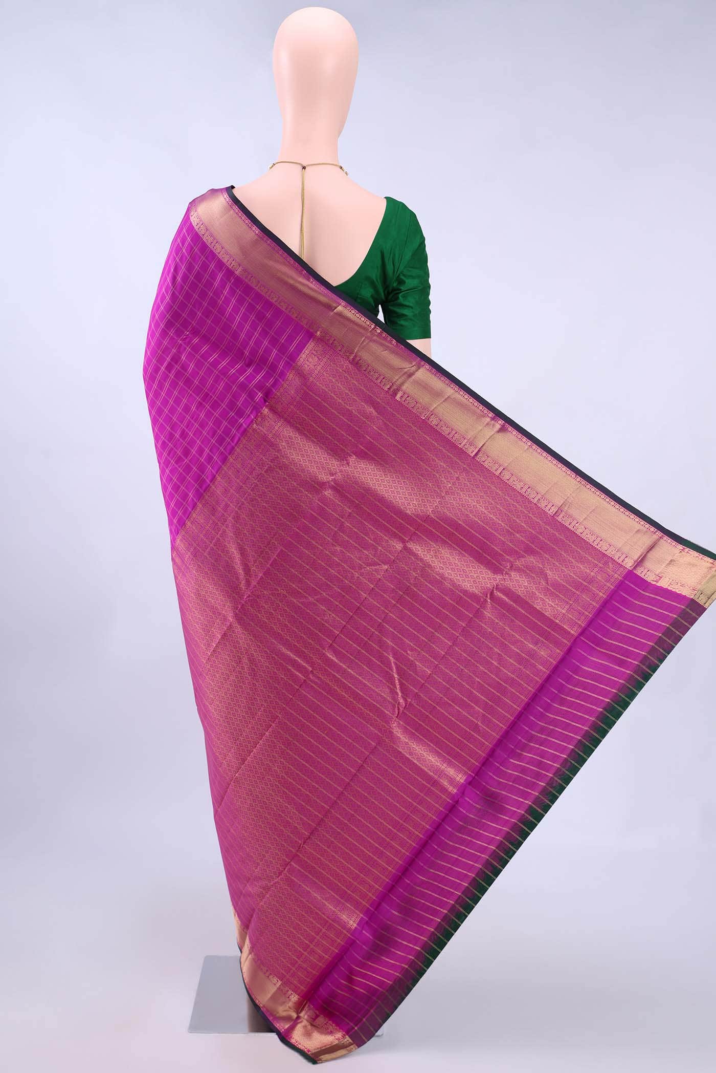 no Dual Tone Nangavalli Silk [ Salem ] Saree