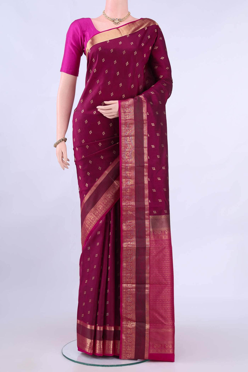 no Dual Tone Nangavalli Silk [ Salem ] Saree