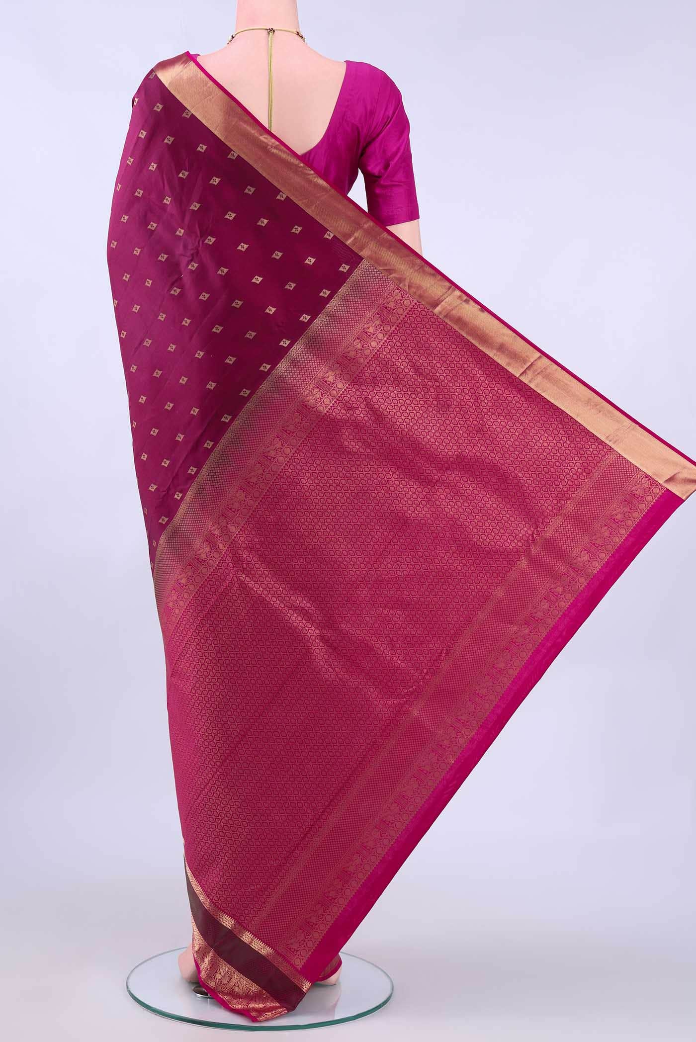 no Dual Tone Nangavalli Silk [ Salem ] Saree