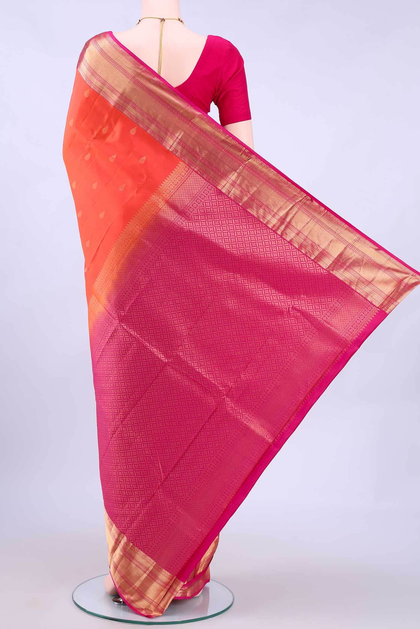 no Dual Tone Nangavalli Silk [ Salem ] Saree