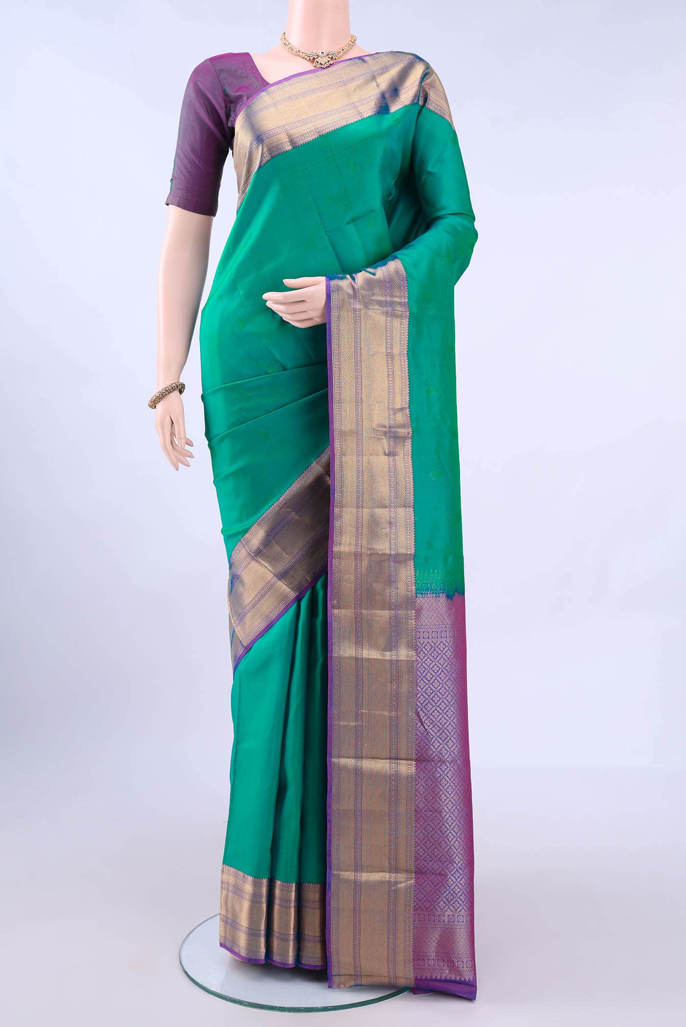 no Dual Tone Nangavalli Silk [ Salem ] Saree