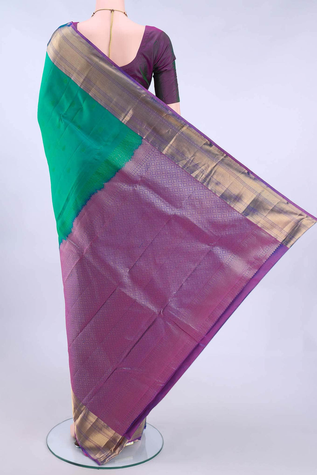 no Dual Tone Nangavalli Silk [ Salem ] Saree