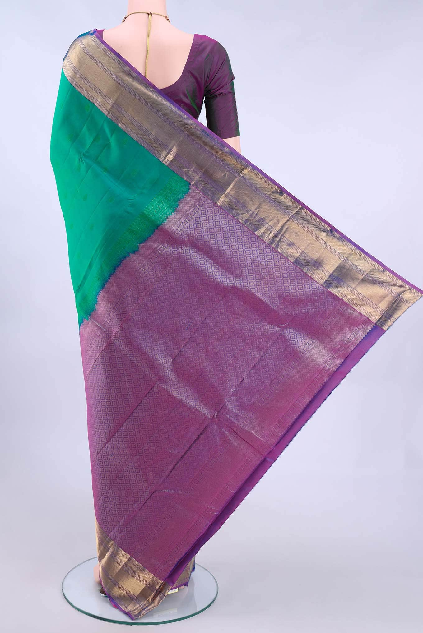 no Dual Tone Nangavalli Silk [ Salem ] Saree
