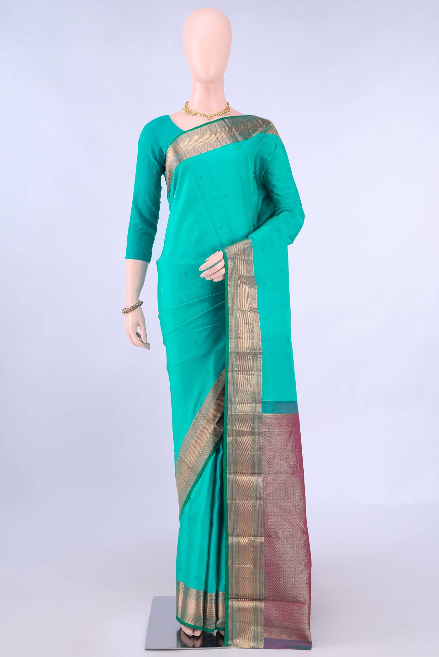 no Dual Tone Nangavalli Silk [ Salem ] Saree