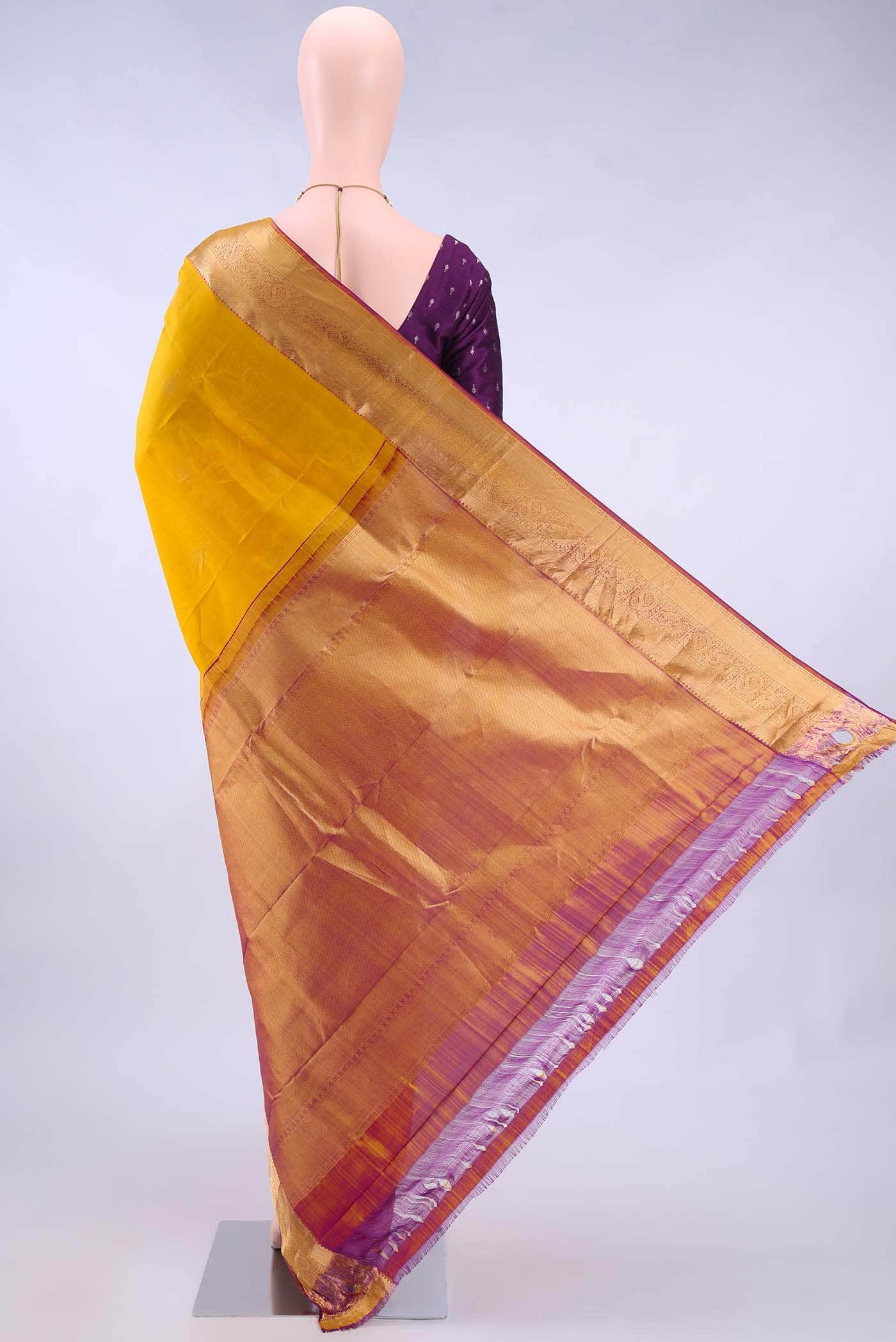 no Dual Tone Nangavalli Silk [ Salem ] Saree