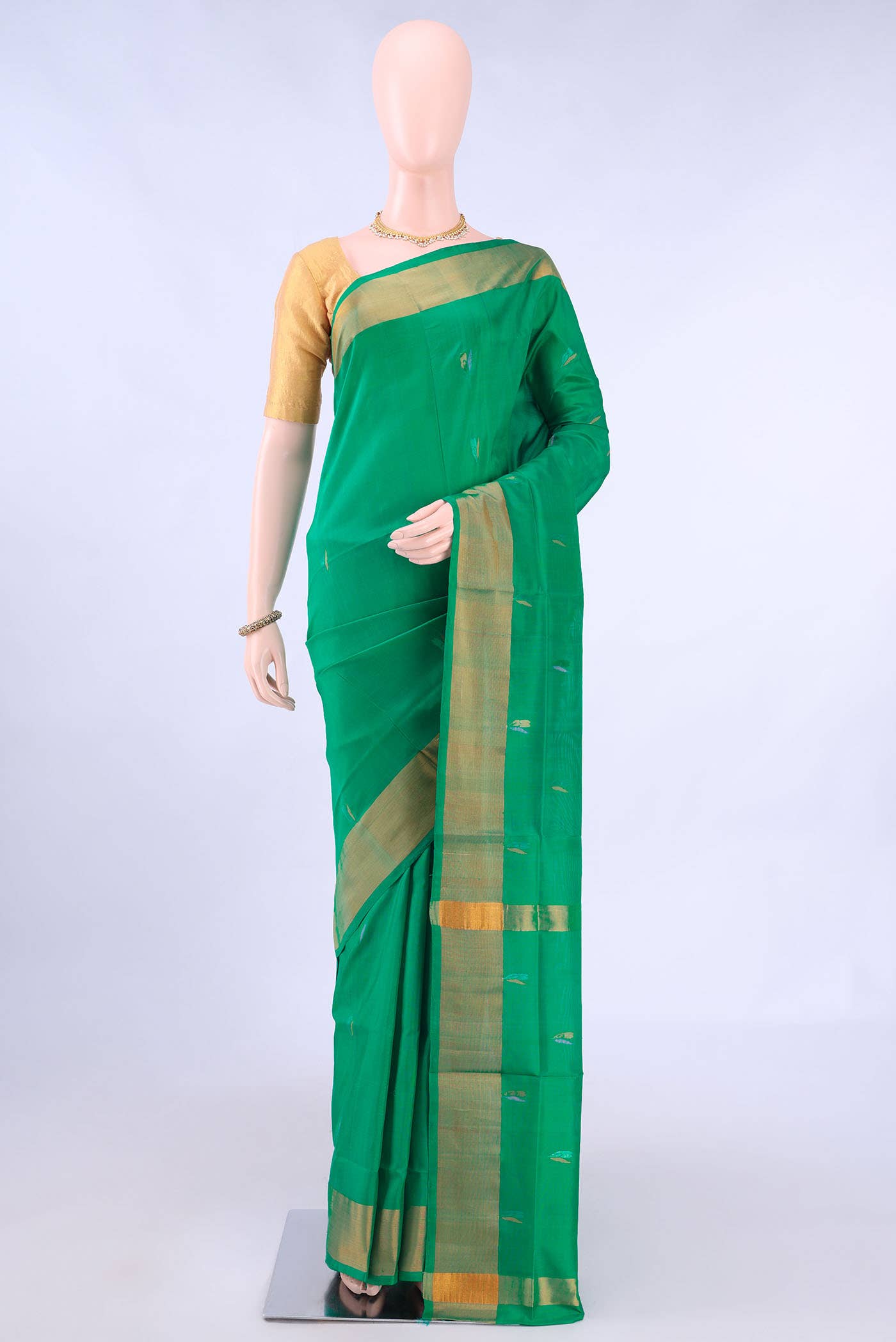Green Uppada Silk Saree