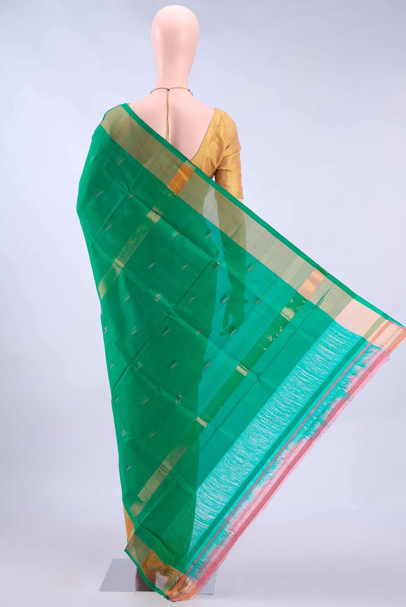 Green Uppada Silk Saree