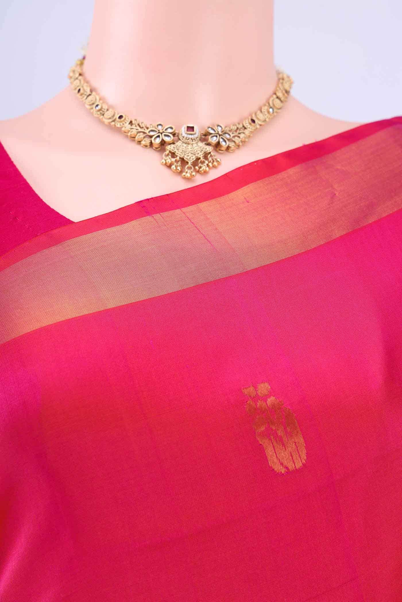 Pink Uppada Silk Saree